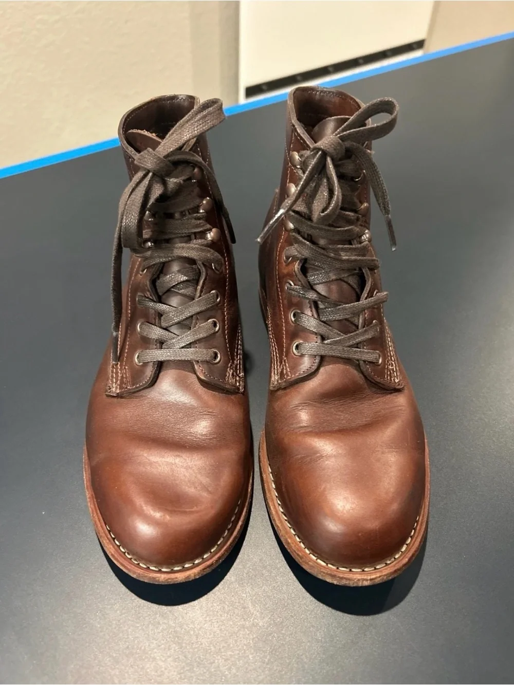 Wolverine 1000 Mile Evans Classic Boots Mens 8 D Brown Leather Casual Dress